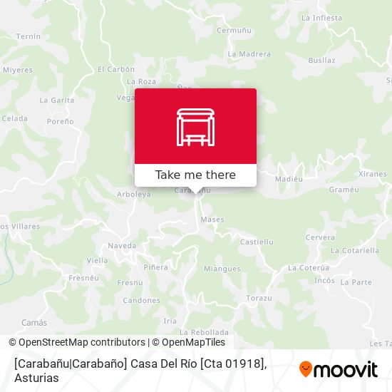 [Carabañu|Carabaño]  Casa Del Río [Cta 01918] map