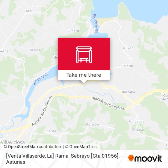 [Venta Villaverde, La]  Ramal Sebrayo [Cta 01956] map