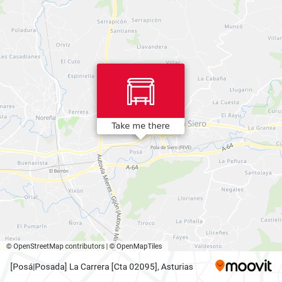 [Posá|Posada]  La Carrera [Cta 02095] map