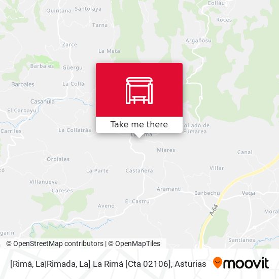 [Rimá, La|Rimada, La]  La Rimá [Cta 02106] map