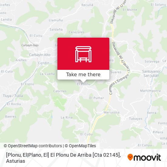 [Plonu, El|Plano, El]  El Plonu De Arriba [Cta 02145] map
