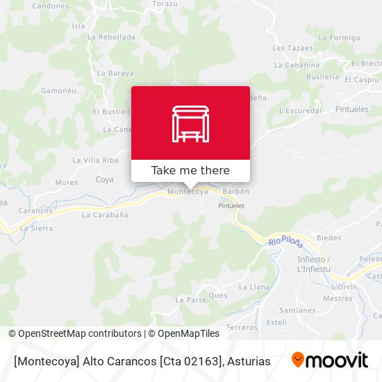 [Montecoya]  Alto Carancos [Cta 02163] map
