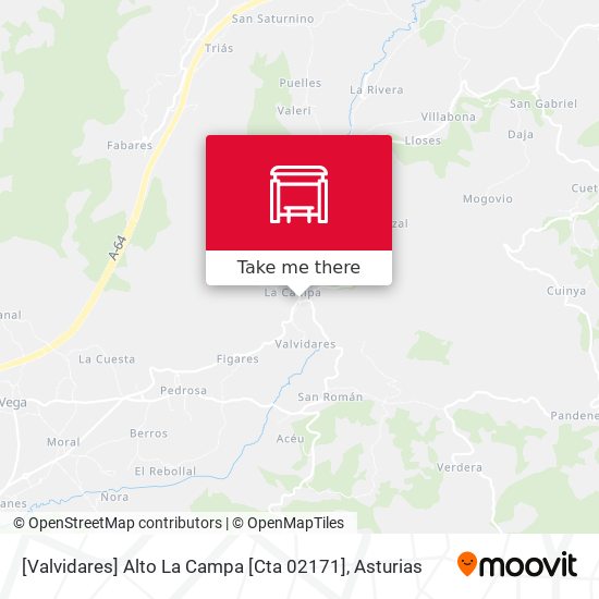 [Valvidares]  Alto La Campa [Cta 02171] map