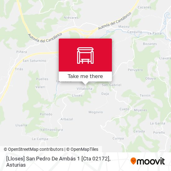 [Lloses]  San Pedro De Ambás 1 [Cta 02172] map