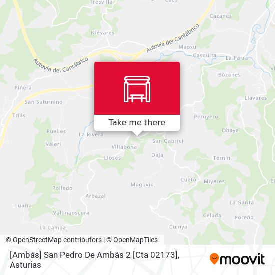 [Ambás]  San Pedro De Ambás 2 [Cta 02173] map