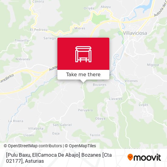 [Pulu Baxu, El|Camoca De Abajo]  Bozanes [Cta 02177] map