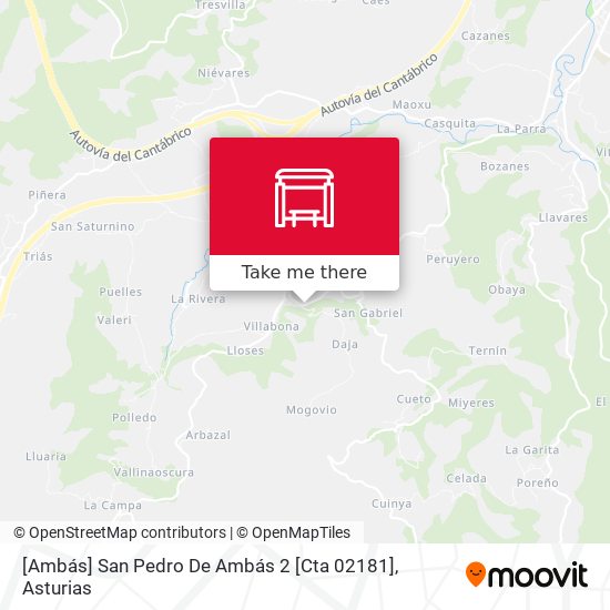 [Ambás]  San Pedro De Ambás 2 [Cta 02181] map