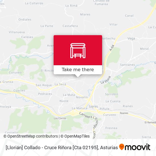 [Llorián]  Collado - Cruce Riñora [Cta 02195] map