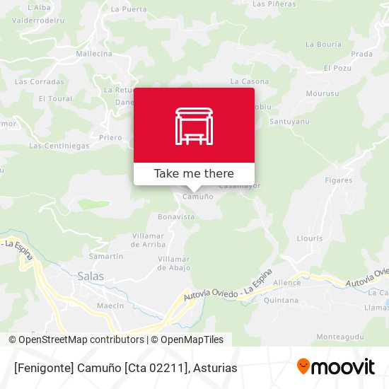 [Fenigonte]  Camuño [Cta 02211] map