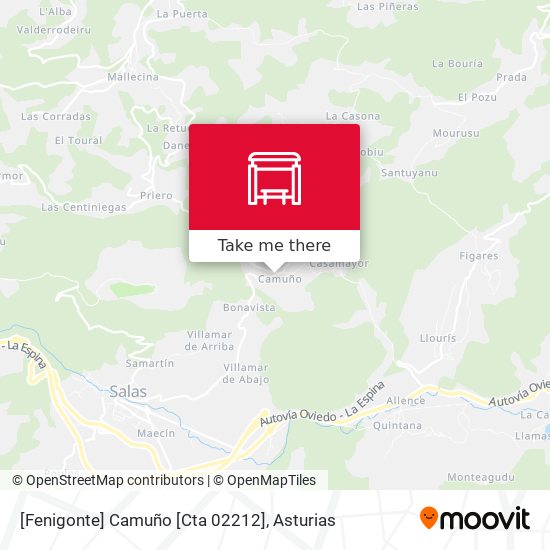 [Fenigonte]  Camuño [Cta 02212] map