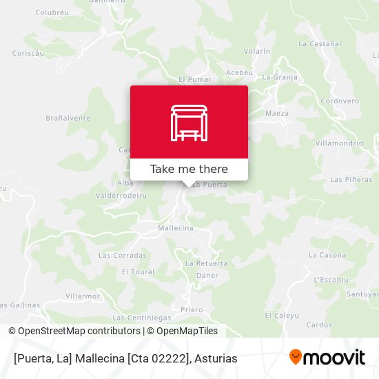 [Puerta, La]  Mallecina [Cta 02222] map