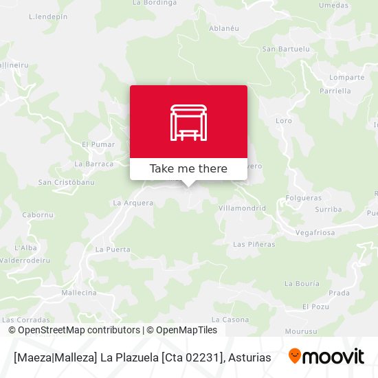 [Maeza|Malleza]  La Plazuela [Cta 02231] map