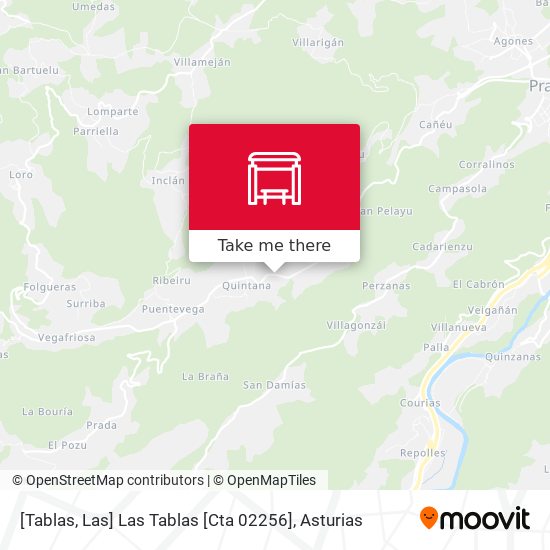 [Tablas, Las]  Las Tablas [Cta 02256] map