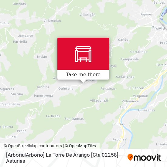 [Arboriu|Arborio]  La Torre De Arango [Cta 02258] map