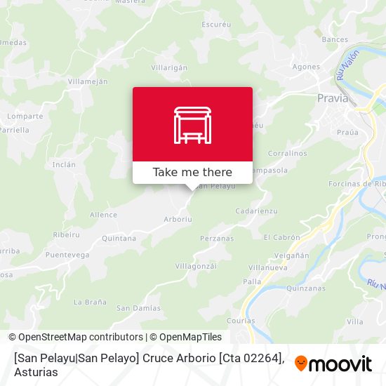 [San Pelayu|San Pelayo]  Cruce Arborio [Cta 02264] map