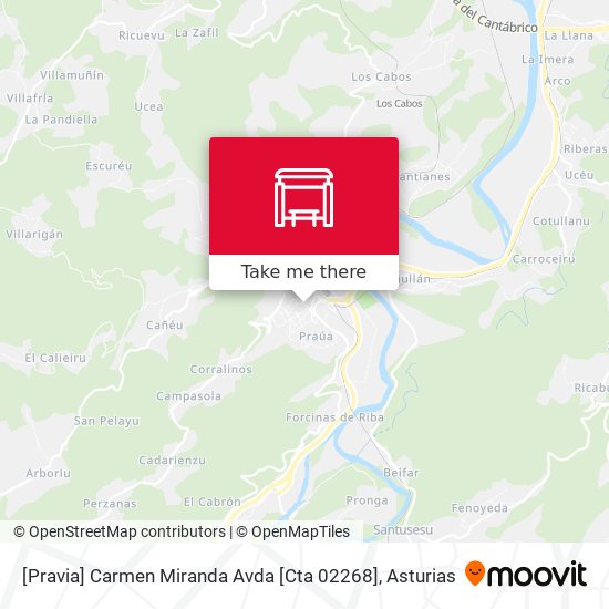[Pravia]  Carmen Miranda Avda [Cta 02268] map