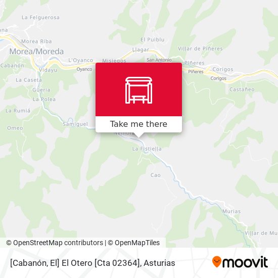 [Cabanón, El]  El Otero [Cta 02364] map