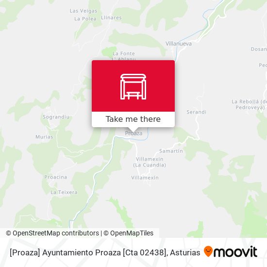 [Proaza]  Ayuntamiento Proaza [Cta 02438] map