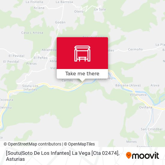 [Soutu|Soto De Los Infantes]  La Vega [Cta 02474] map