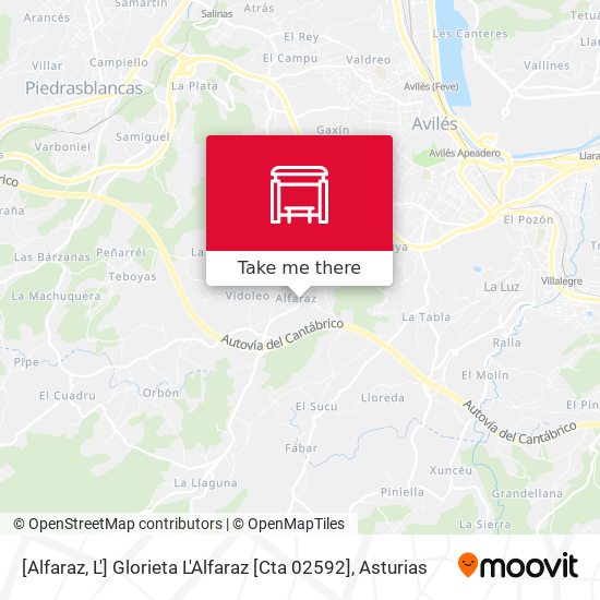[Alfaraz, L']  Glorieta L'Alfaraz [Cta 02592] map