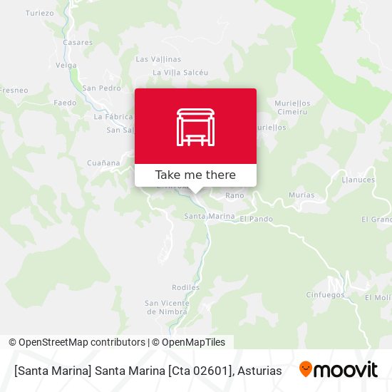[Santa Marina]  Santa Marina [Cta 02601] map