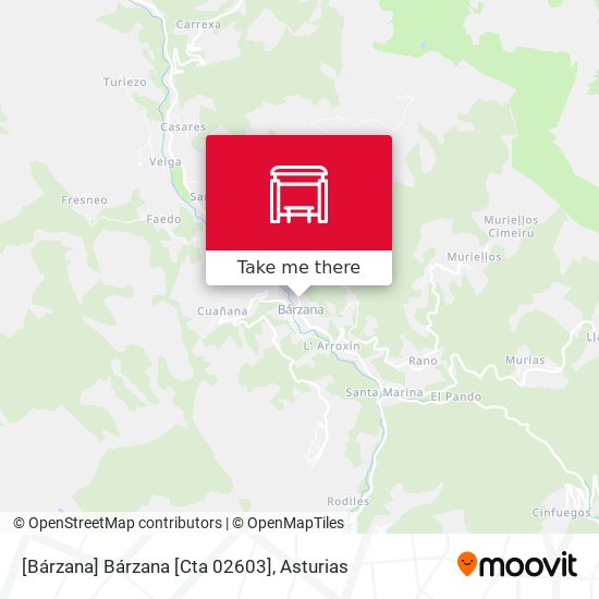 [Bárzana]  Bárzana [Cta 02603] map