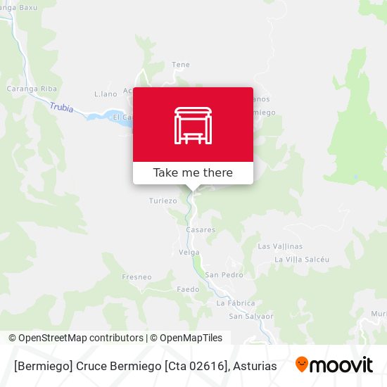 [Bermiego]  Cruce Bermiego [Cta 02616] map