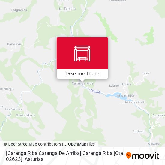 mapa [Caranga Riba|Caranga De Arriba]  Caranga Riba [Cta 02623]