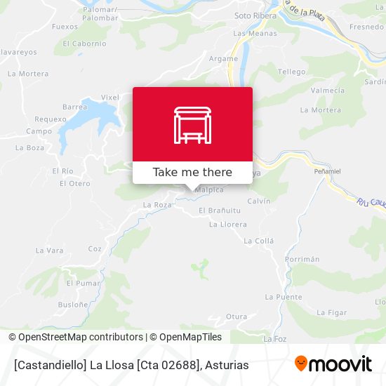 [Castandiello]  La Llosa [Cta 02688] map