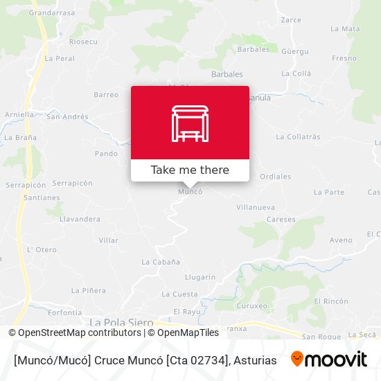 [Muncó / Mucó]  Cruce Muncó [Cta 02734] map