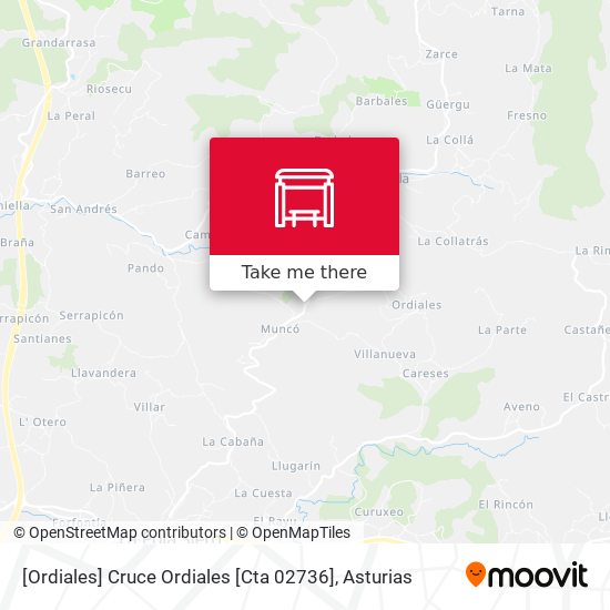 [Ordiales]  Cruce Ordiales [Cta 02736] map