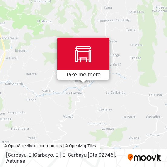 [Carbayu, El|Carbayo, El]  El Carbayu [Cta 02746] map