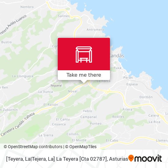 [Teyera, La|Tejera, La]  La Teyera [Cta 02787] map