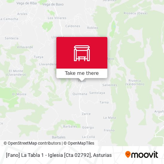 [Fano]  La Tabla 1 - Iglesia [Cta 02792] map