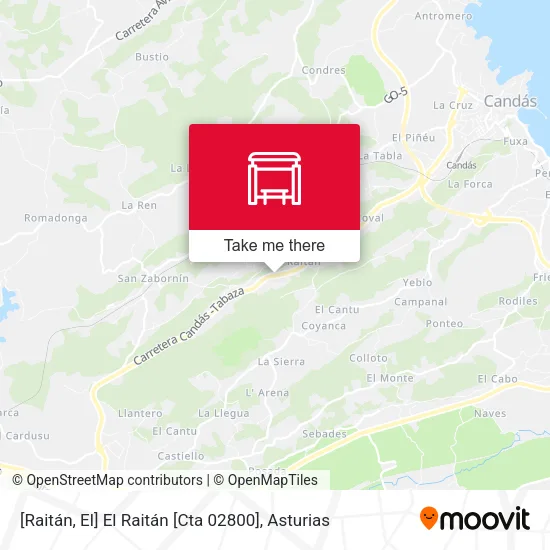 [Raitán, El]  El Raitán [Cta 02800] map