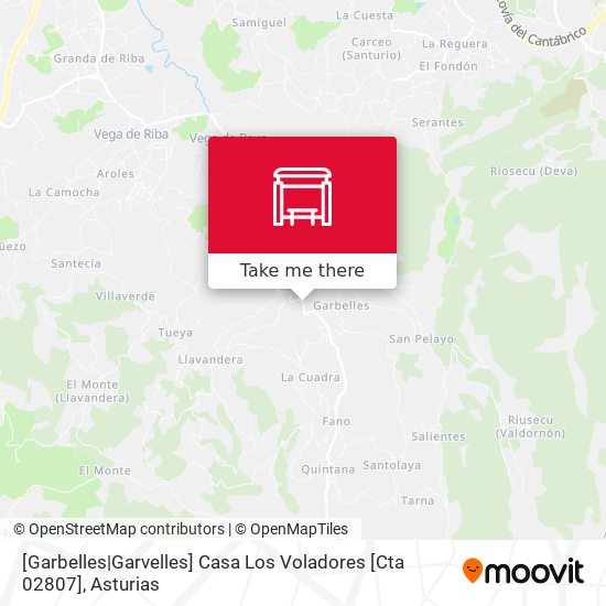 [Garbelles|Garvelles]  Casa Los Voladores [Cta 02807] map