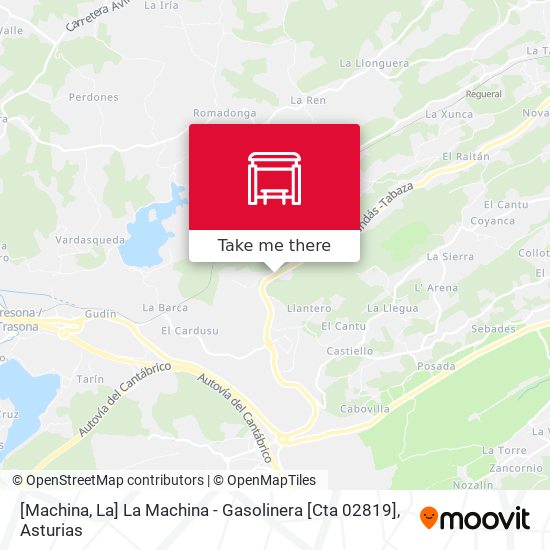 [Machina, La]  La Machina - Gasolinera [Cta 02819] map