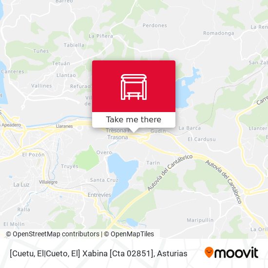 [Cuetu, El|Cueto, El]  Xabina [Cta 02851] map