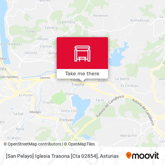 [San Pelayo]  Iglesia Trasona [Cta 02854] map