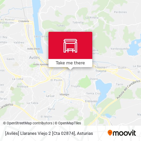 [Avilés]  Llaranes Viejo 2 [Cta 02874] map