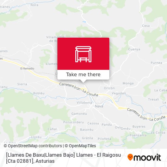[Llames De Baxu|Llames Bajo]  Llames - El Raigosu [Cta 02881] map