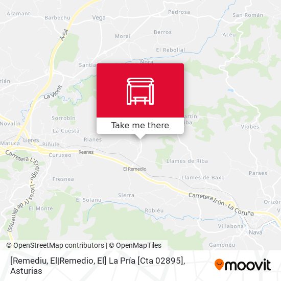[Remediu, El|Remedio, El]  La Pría [Cta 02895] map