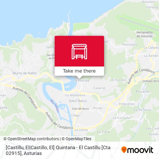[Castillu, El|Castillo, El]  Quintana - El Castillu [Cta 02915] map