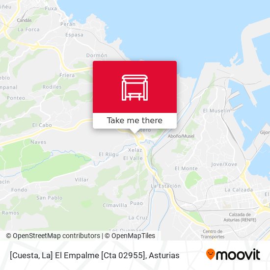 [Cuesta, La]  El Empalme [Cta 02955] map