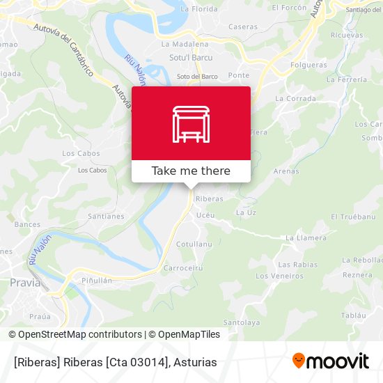 [Riberas]  Riberas [Cta 03014] map