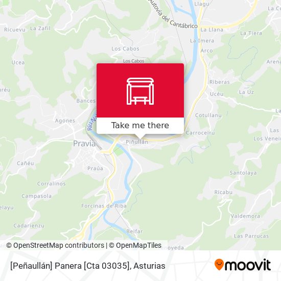 [Peñaullán]  Panera [Cta 03035] map