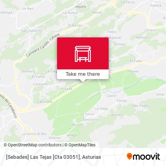 [Sebades]  Las Tejas [Cta 03051] map