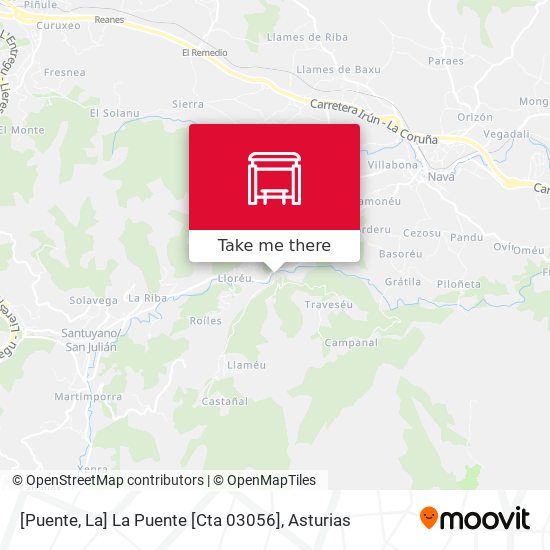 [Puente, La]  La Puente [Cta 03056] map