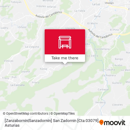 [Zanzabornín|Sanzadornín]  San Zadornín [Cta 03079] map