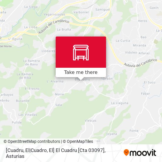 [Cuadru, El|Cuadro, El]  El Cuadru [Cta 03097] map